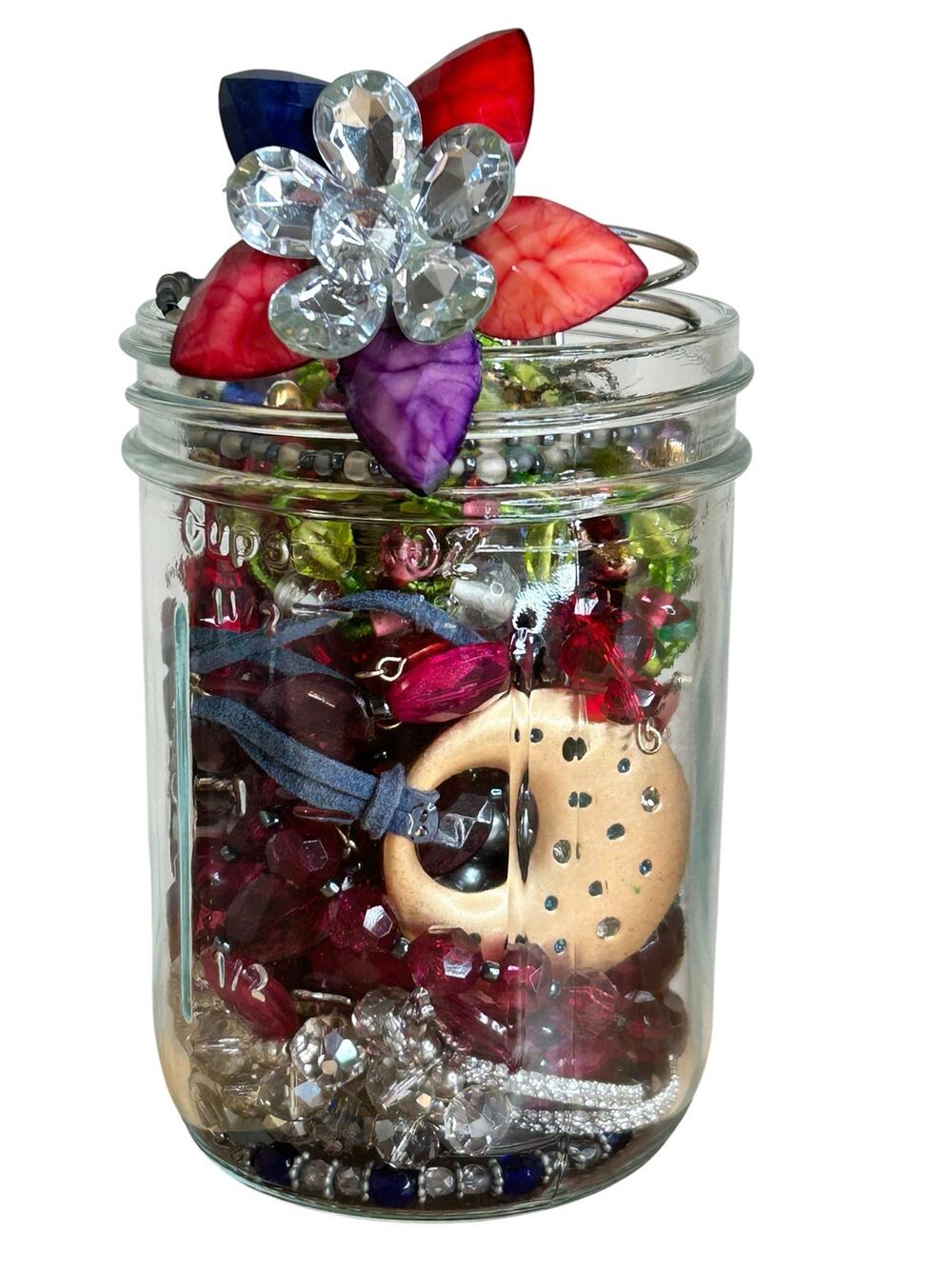 Jewelry Jar Modern Jewelry Mix Colorful Wearable Giftable Variety